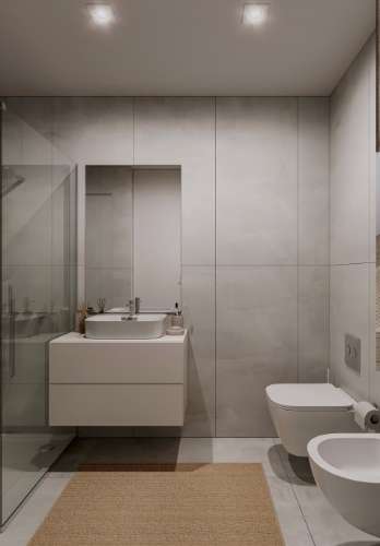 Apartamento T2 novo, com estacionamento.