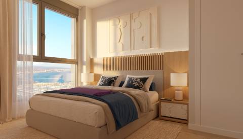 Apartamento T3 em construção, junto da praia.