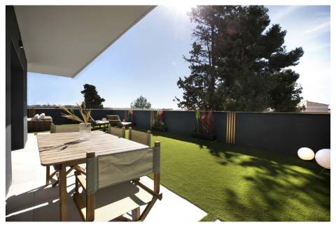 Apartamento T1 com terraço.