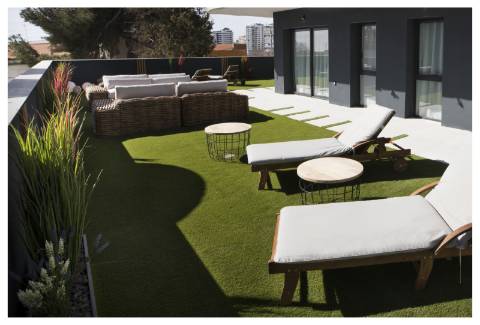 Apartamento T1 com terraço.