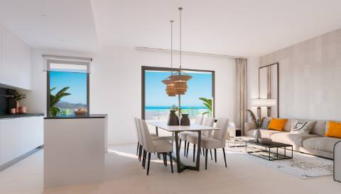 Apartamento T2 com varanda.