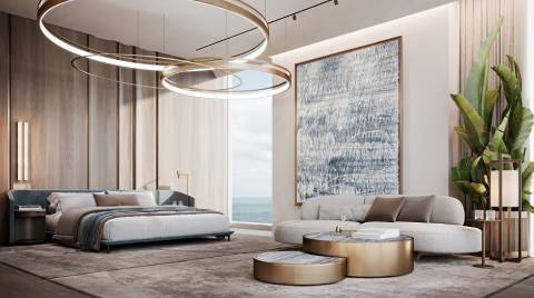 Duplex T4 com Piscina em West Crescent Dubai