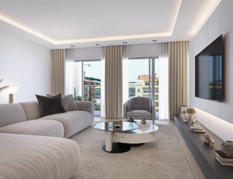 Apartamento T2 em construção, com parqueamento.