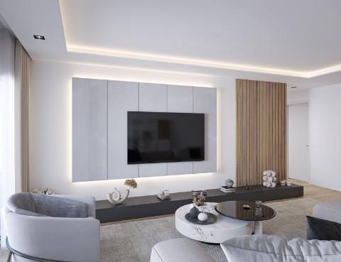 Apartamento T3 em construção, com parqueamento.