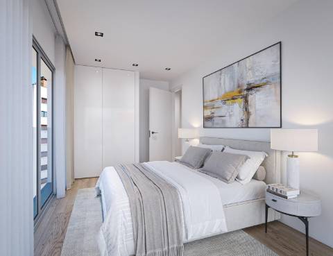 Apartamento T3 em construção, com parqueamento.