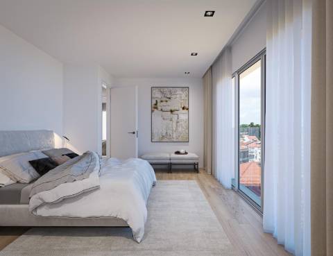 Apartamento T3 em construção, com parqueamento.