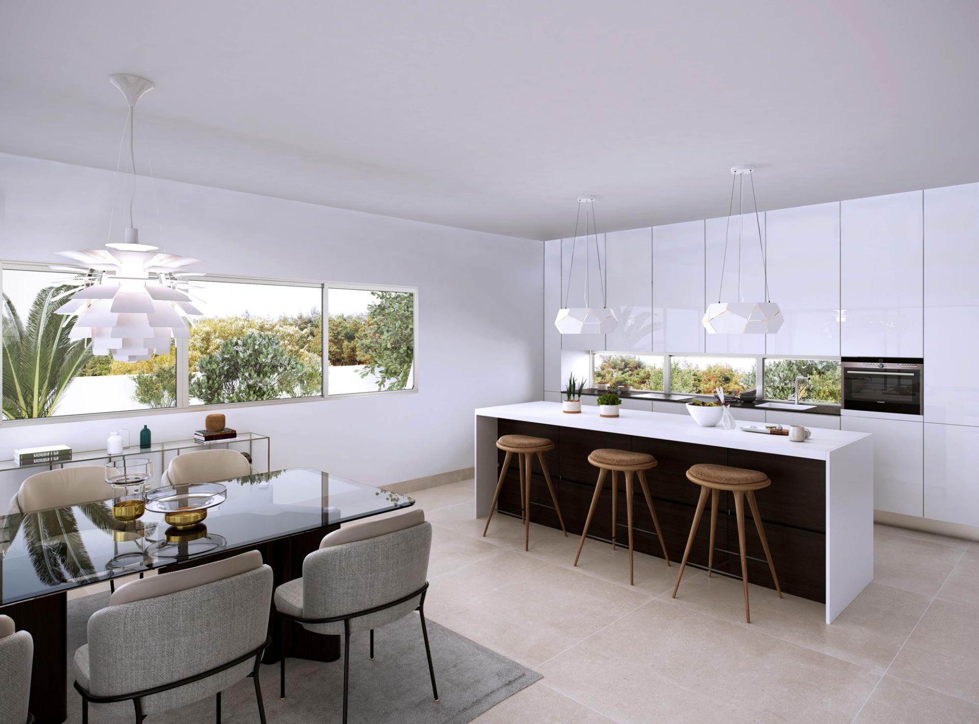 Moradia em banda T3, com excelente luz natural.