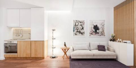 Apartamento T2 com varanda