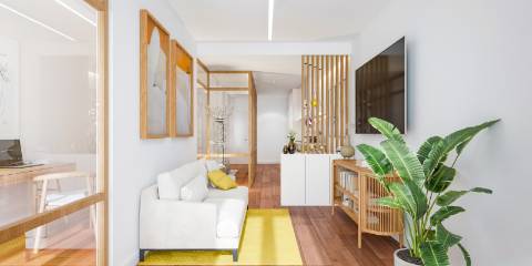 Apartamento com varanda no Centro do Porto