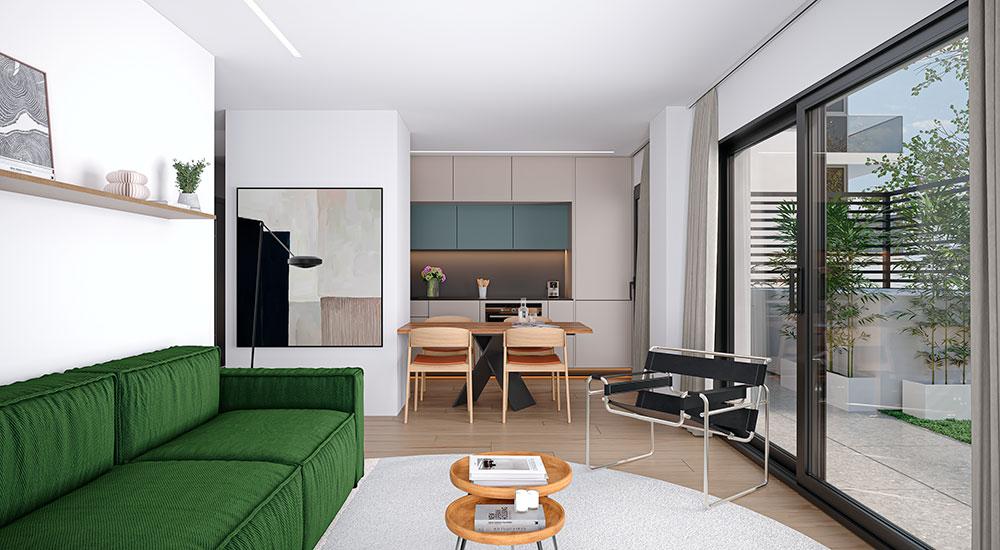 Apartamento T2 em construção, bem localizado.