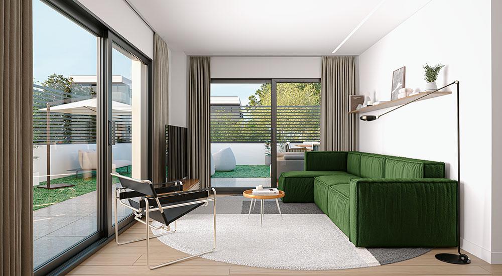 Apartamento T2 em construção, bem localizado.