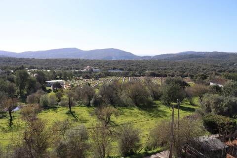 Apartamento T4 com exposição solar a sul e vistas de campo e mar, em S. Brás de Alportel