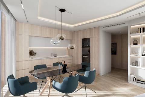Apartamento T2 com terraço, perto da praia.