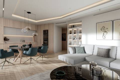 Apartamento T2 com terraço, perto da praia.