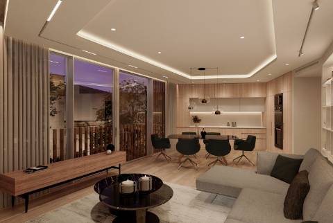 Apartamento T3 em construção, perto da praia.