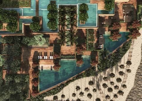 Apartamento T4 com Piscina em West Crescent Dubai