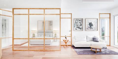 Apartamento T1+1 com varanda