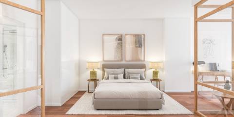 Apartamento T1+1 com logradouro