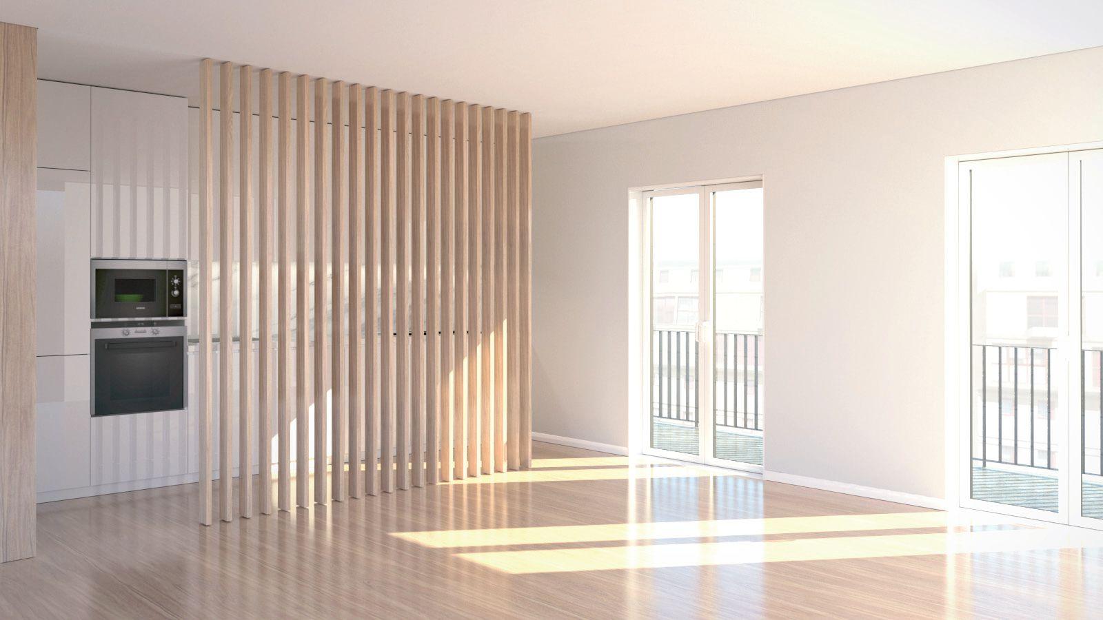 Apartamento T1 novo, localização central.