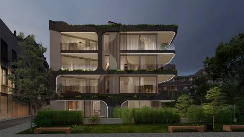 Apartamento T3 em construção, perto da praia.