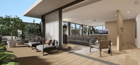 Apartamento T3 com varanda e estacionamento na Margem do Rio Douro