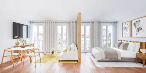 Apartamento T2 com varanda