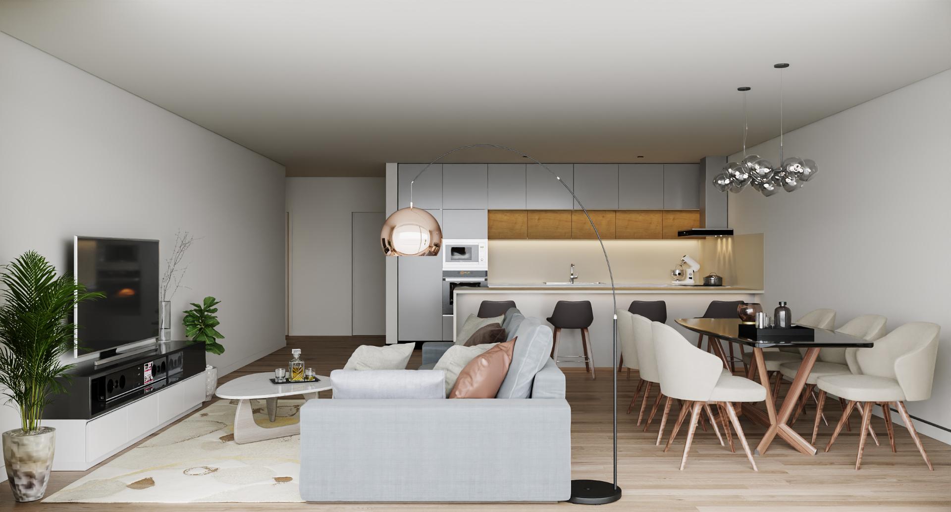 Apartamento T1 no Amparo, São Martinho