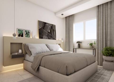 Apartamento T3 novo, perto da praia.