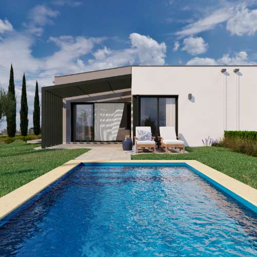 Moradia em banda de 2 quartos com piscina no Silves Golfe Resort - Algarve