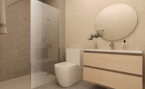 Apartamento T2 em construção, com parqueamento.