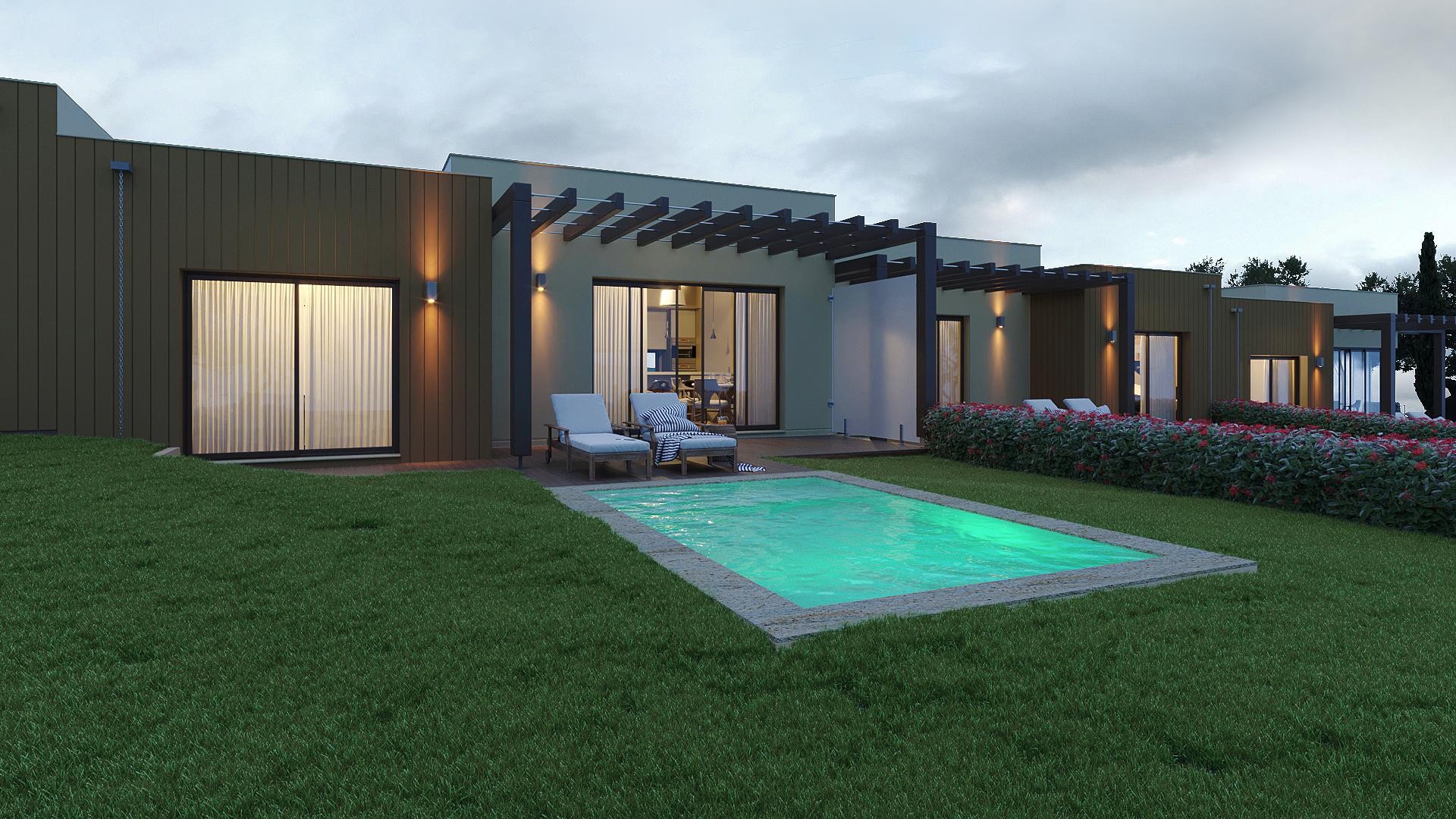 Moradia Geminada T2 em empreendimento de renome