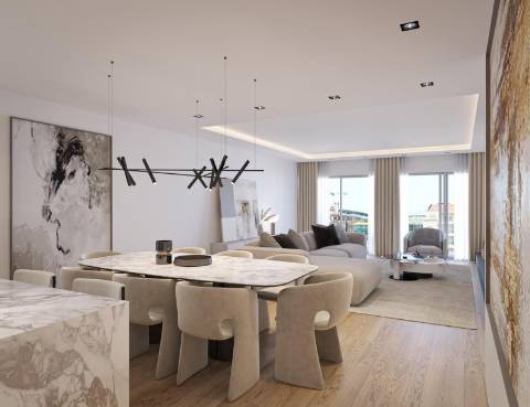 Apartamento T2 em construção, com parqueamento.