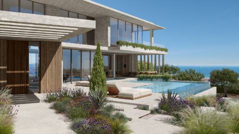 Lote com Projeto aprovado pronto para construir, com vista mar e Golfe em Lagos
