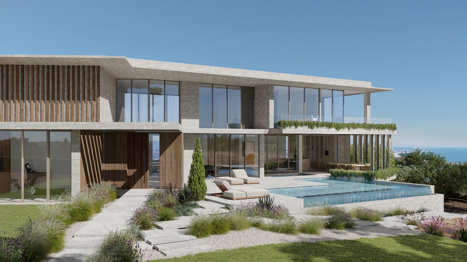 Lote com Projeto aprovado pronto para construir, com vista mar e Golfe em Lagos