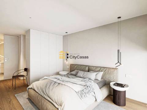 T3+1 Novo c/ Terraço e Box | Condomínio Fechado c/ Piscina