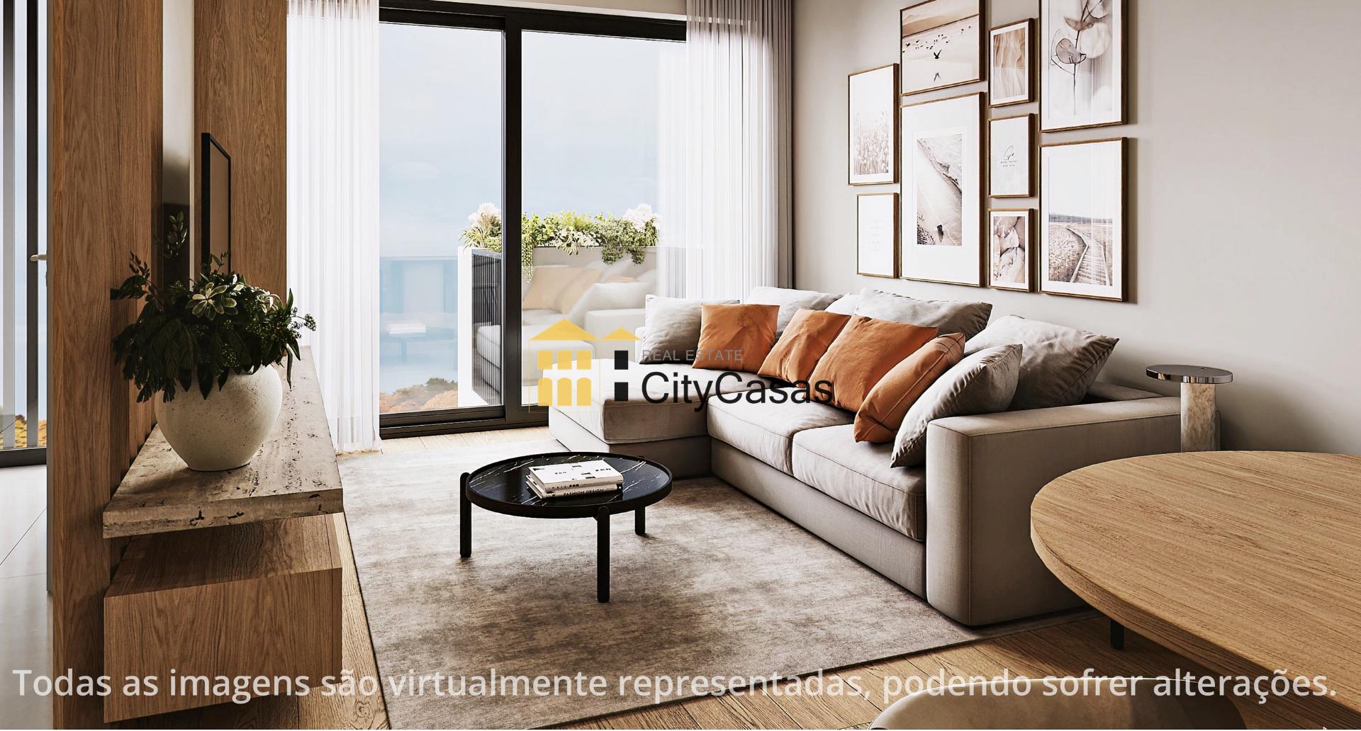 T2 Novo c/ Varanda e L. Garagem | Areosa - Campanha!