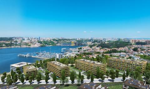 ApartamentoT2 c/ Varanda 33 me | Junto ao Rio Douro