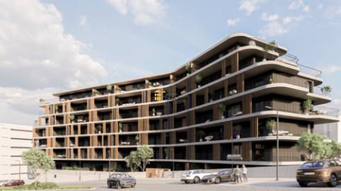 T1 Novo c/ Terraço em Condomínio com Campo de Padel | Gaia