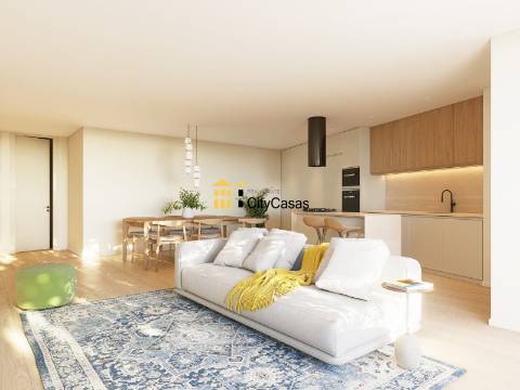 Apartamento T2 Novo em Condomínio com Piscina