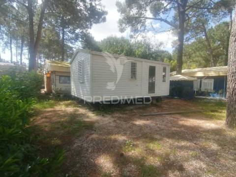 Fabulosa mobile home t2 remodelada em parque no pinhal novo