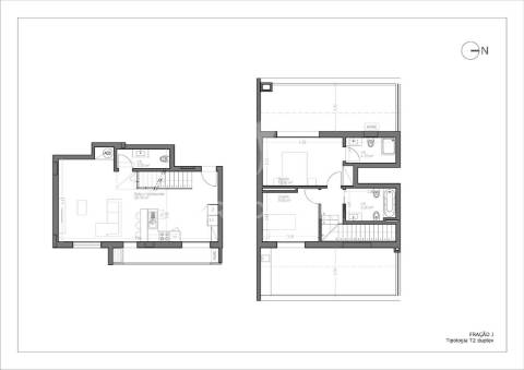 Apartamento t2 duplex novo em amora