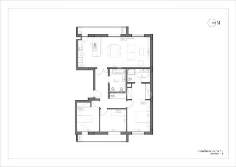 Apartamento t3 novo em amora
