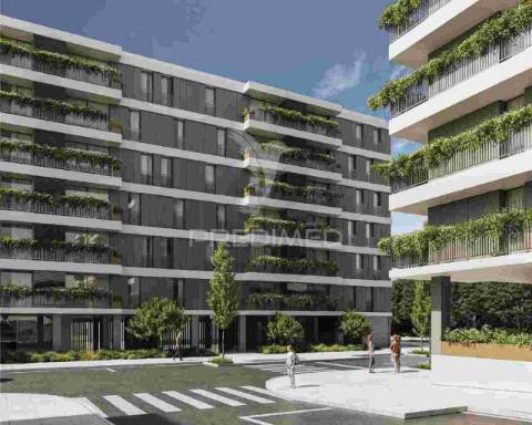 Apartamento t1+1 com varanda e lugar de garagem na prelada