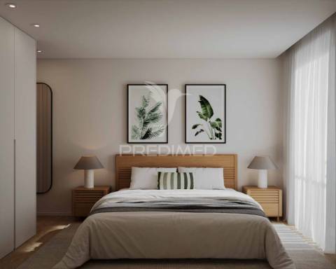 Apartamento t1+1 com varanda e lugar de garagem na prelada