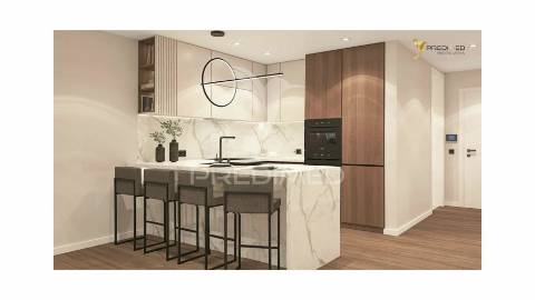 Apartamento t2 com varanda vista mar