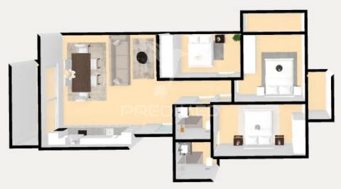 Apartamento t3 totalmente remodelado em benfica