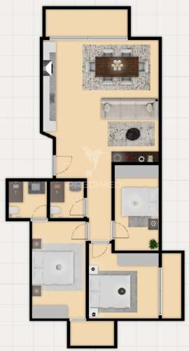 Apartamento t3 totalmente remodelado em benfica