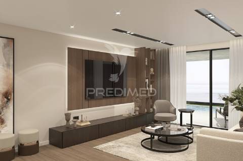 Apartamento t1 com varanda com vista mar