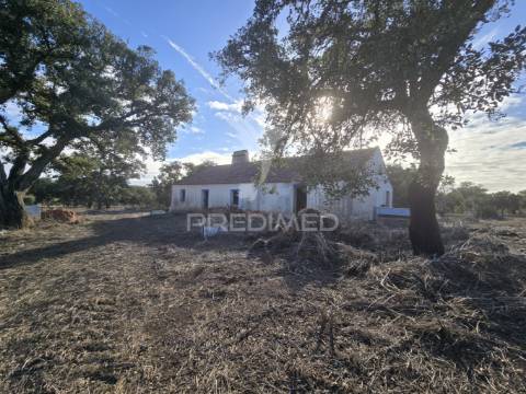 Monte no litoral alentejano com casa para recuperar