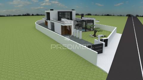 Terreno com projeto aprovado  sta. maria da feira